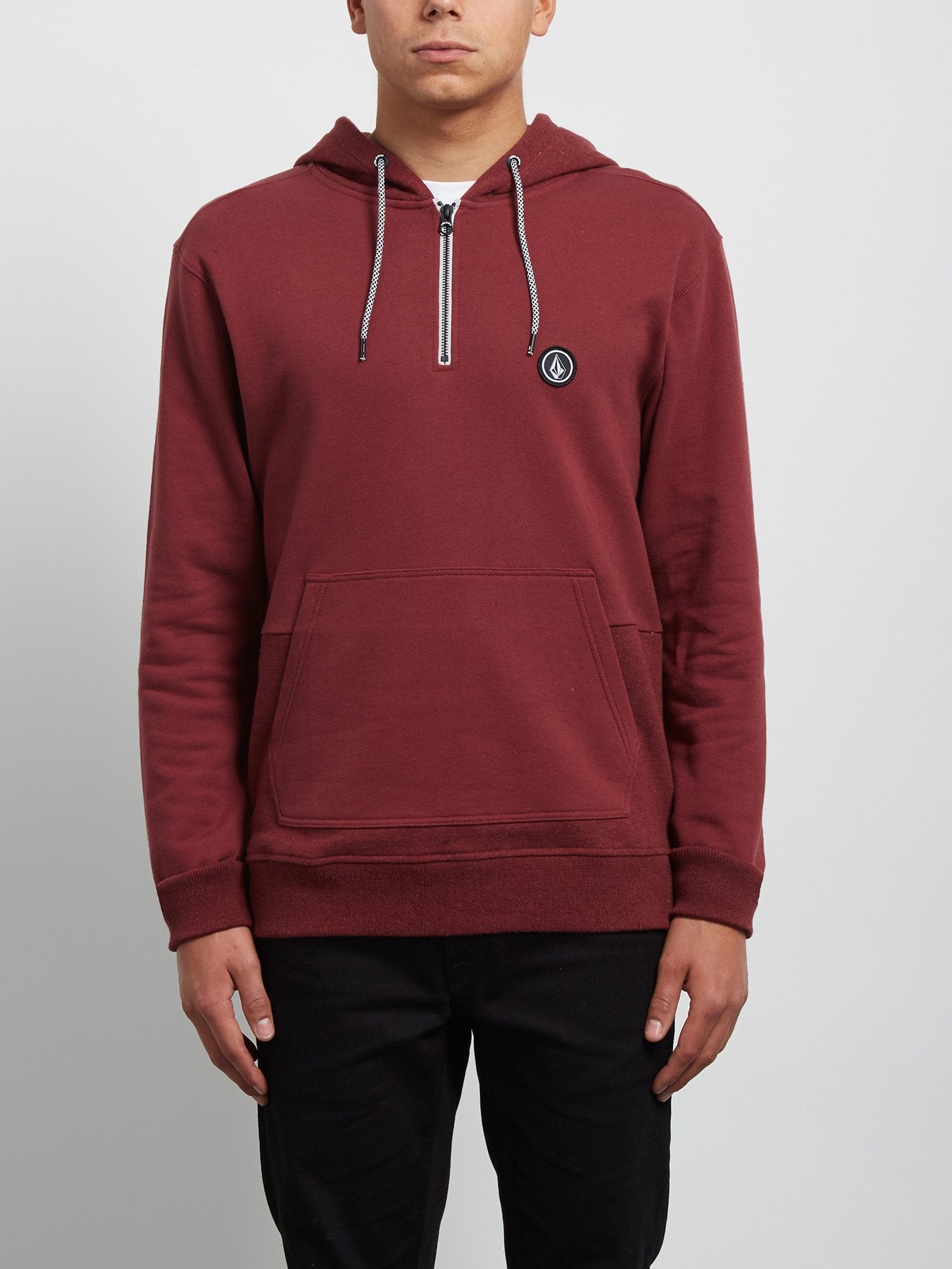 Milton Kapuzenpullover - Purpurrot
