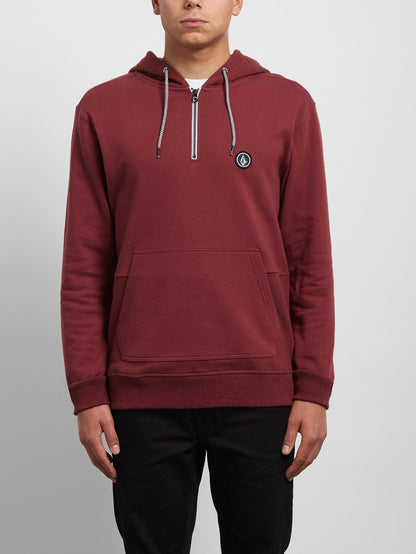 Milton Kapuzenpullover - Purpurrot