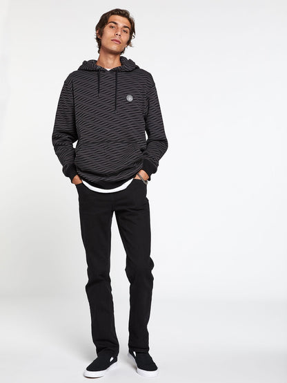 Sweat à capuche Levstone Vibes - BLACK