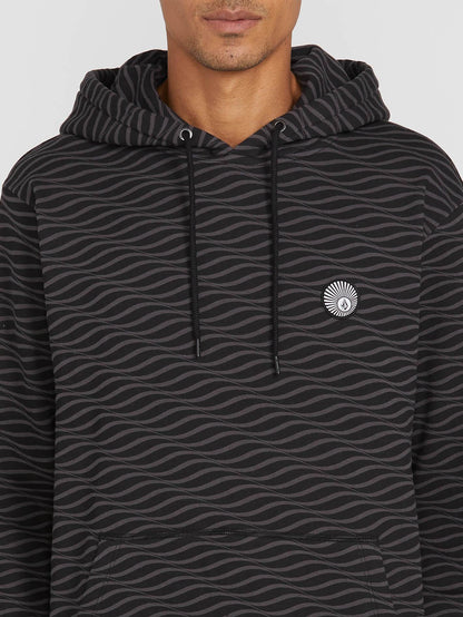Sweat à capuche Levstone Vibes - BLACK