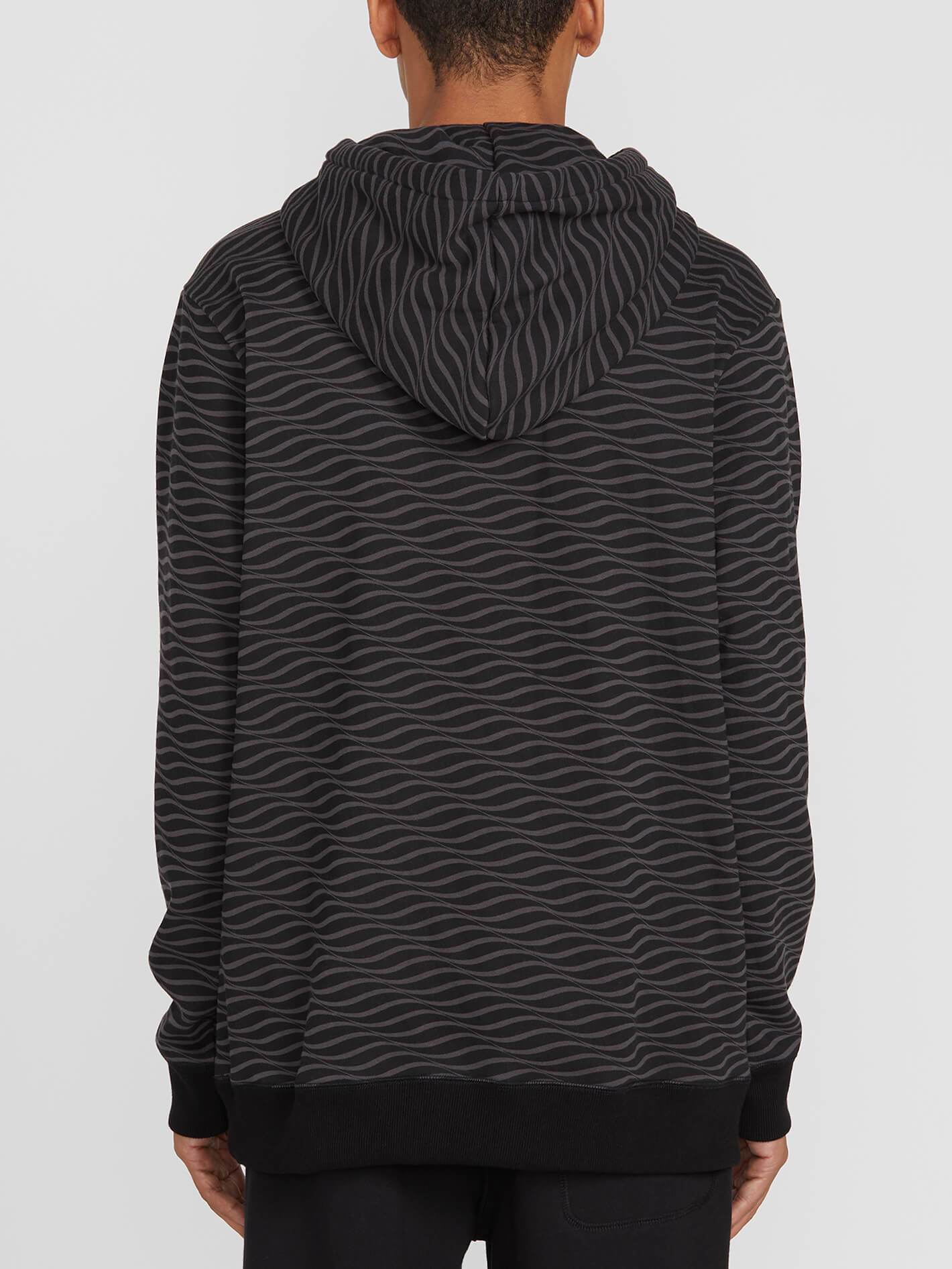 Sweat à capuche Levstone Vibes - BLACK