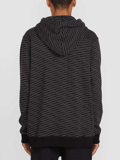 Sweat à capuche Levstone Vibes - BLACK