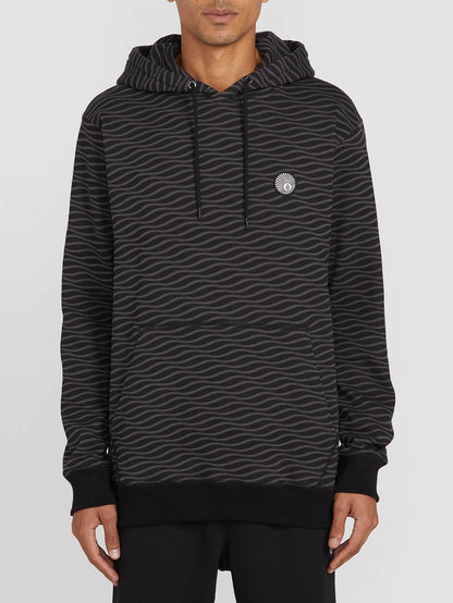 Sweat à capuche Levstone Vibes - BLACK