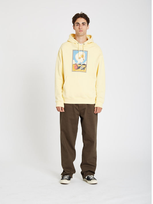 Sweat à capuche FA Max Loeffler - Dawn Yellow