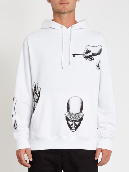 Sweat à capuche Carlo Vivary - White