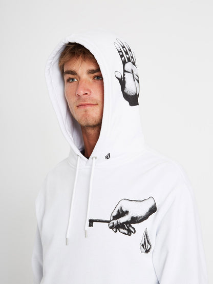 Sweat à capuche Carlo Vivary - White