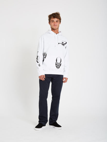 Sweat à capuche Carlo Vivary - White