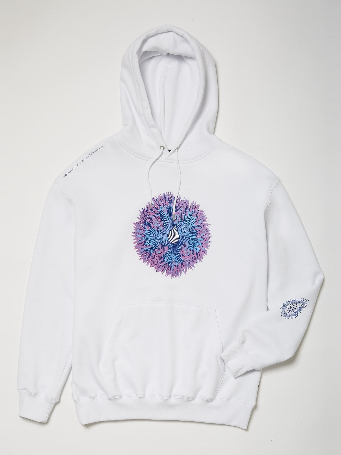 Coral Morph Hoodie - Weiß