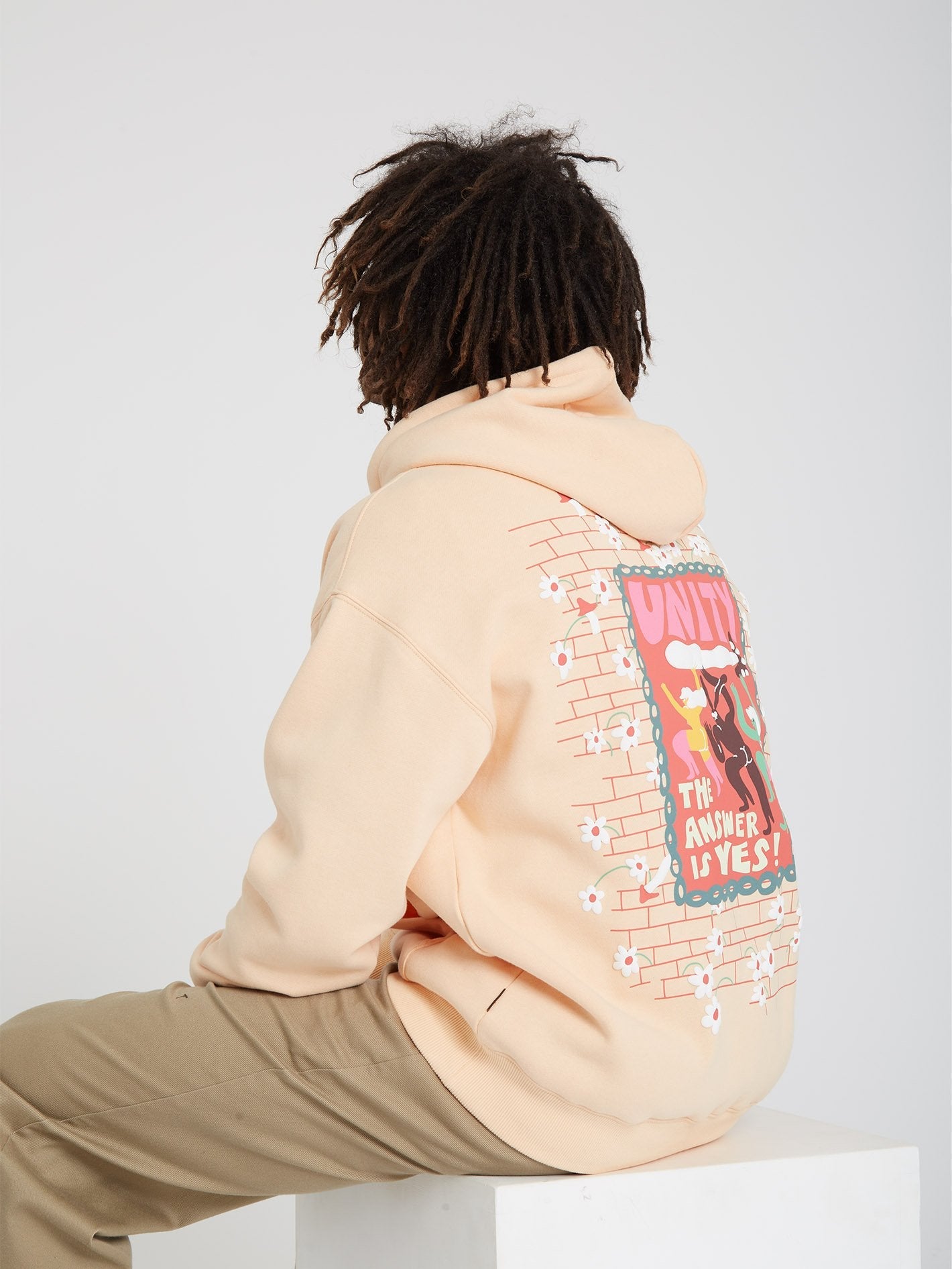 Egle Zvirblyte Hoodie - CREME BLUSH