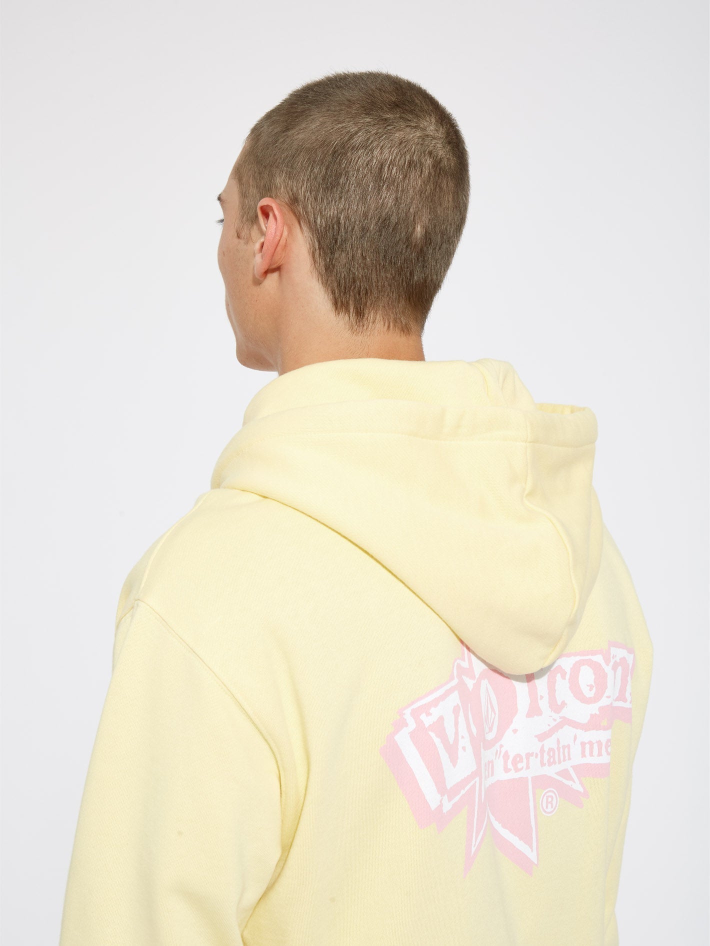 Sweat à capuche V Entertainment - DAWN YELLOW