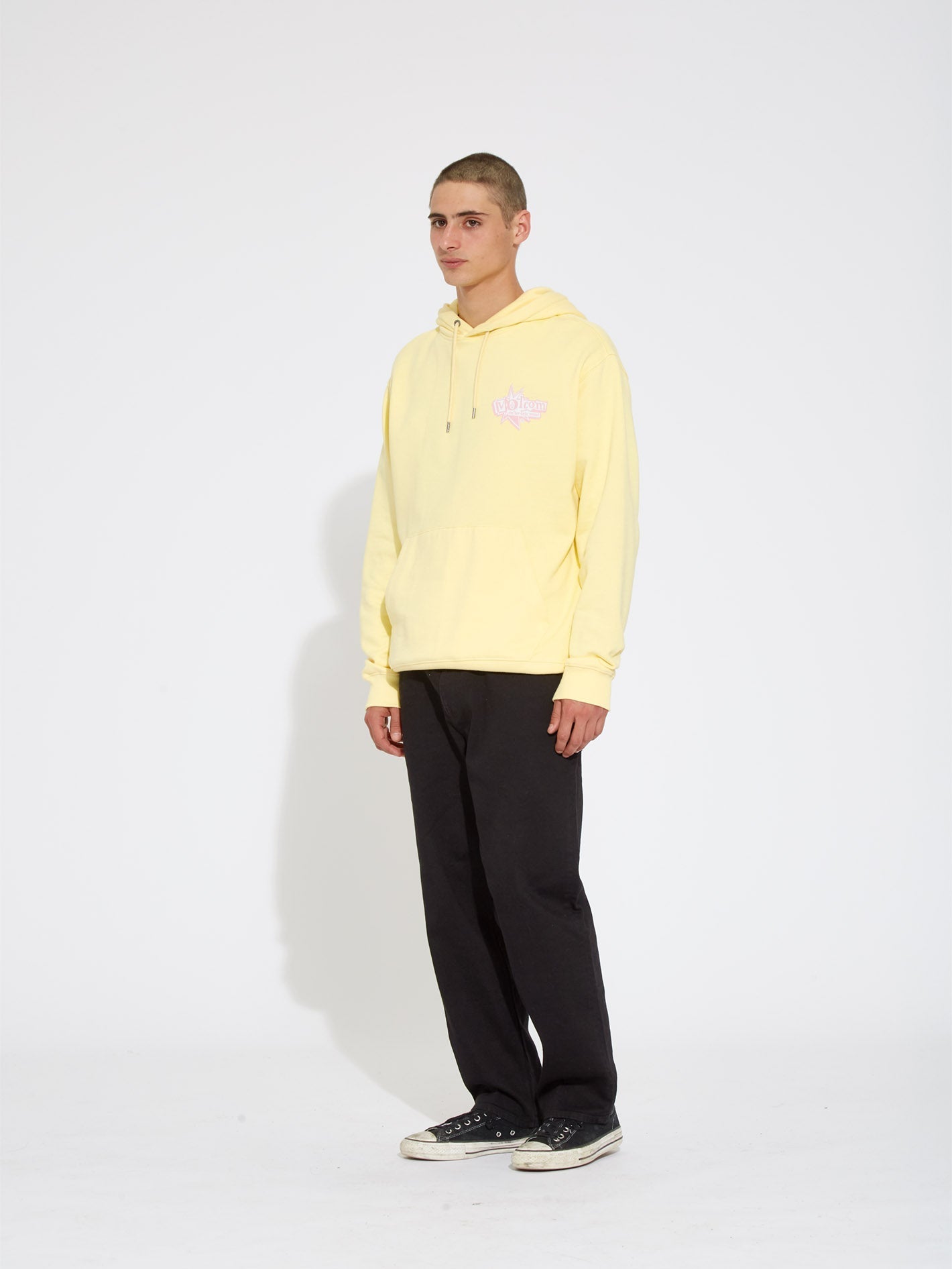 Sweat à capuche V Entertainment - DAWN YELLOW