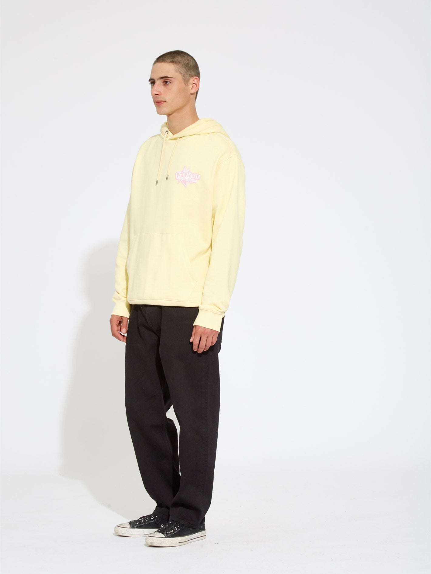 Sweat à capuche V Entertainment - DAWN YELLOW