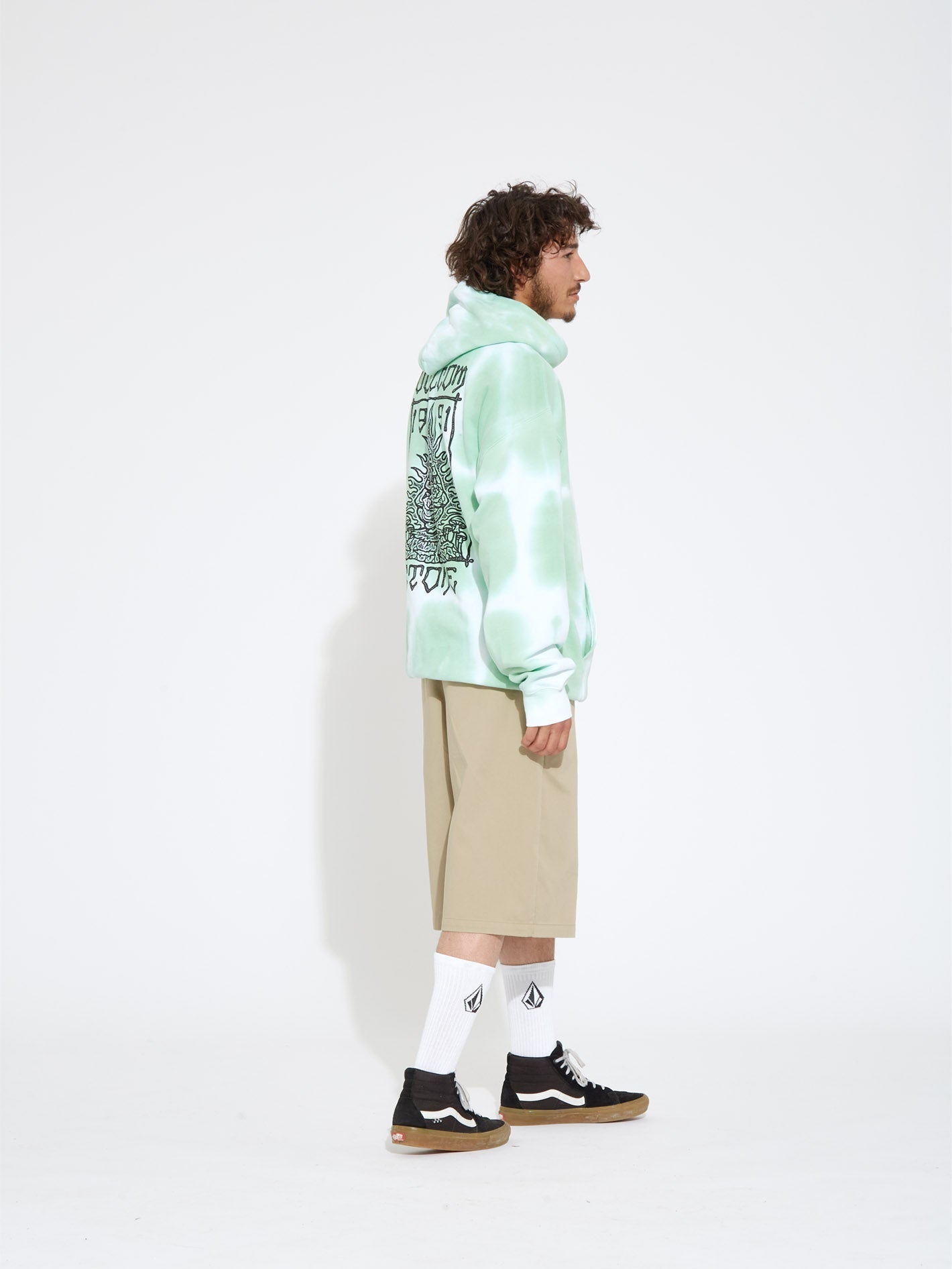 Sweat à capuche Trippin Dye - BOTTLE GREEN