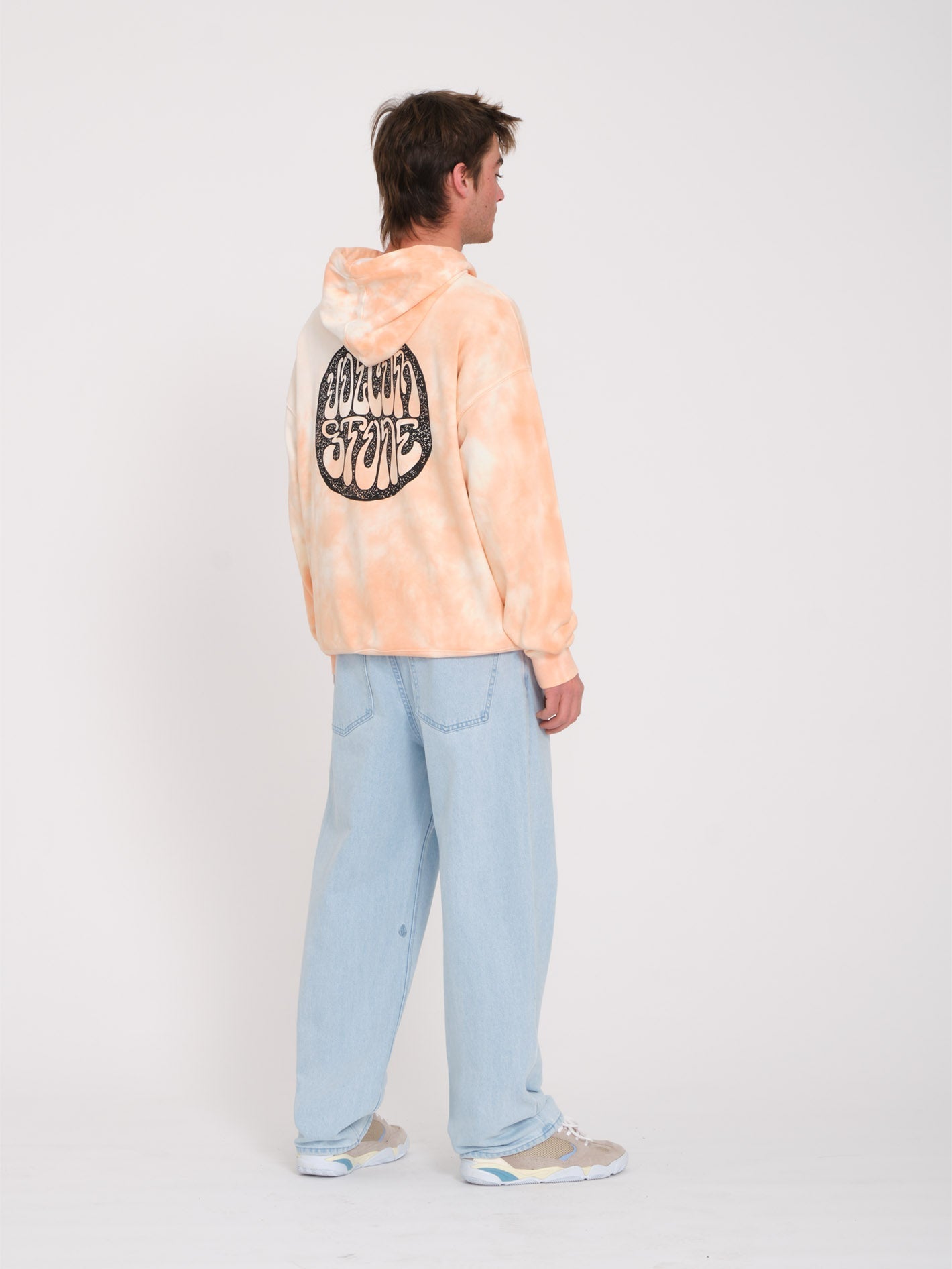 Sweat à capuche Trippin Dye - PEACH BUD