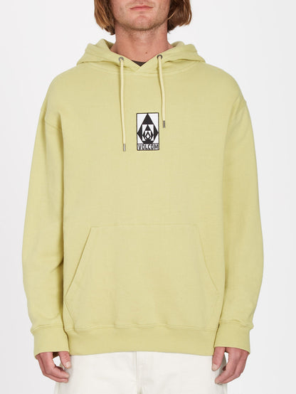 Sweat à capuche Terry Stoned - LENTIL GREEN