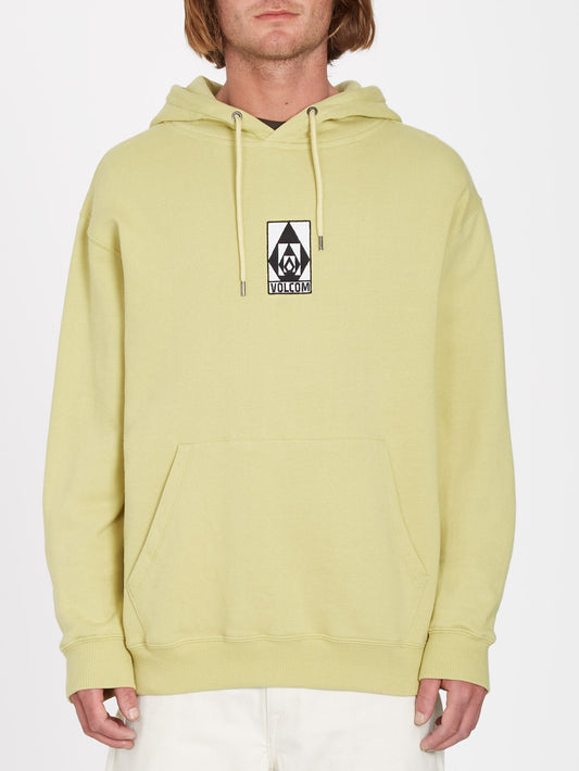Sweat à capuche Terry Stoned - LENTIL GREEN