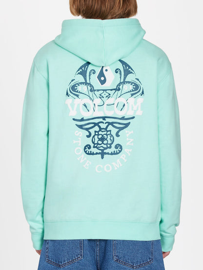 Sweat à capuche Puffstone - BOTTLE GREEN