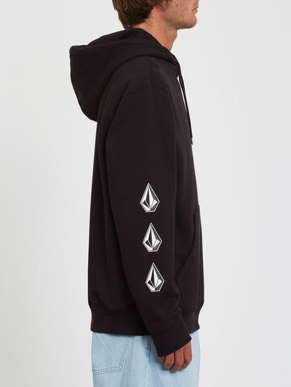 Iconic Stone Hoodie – SCHWARZ
