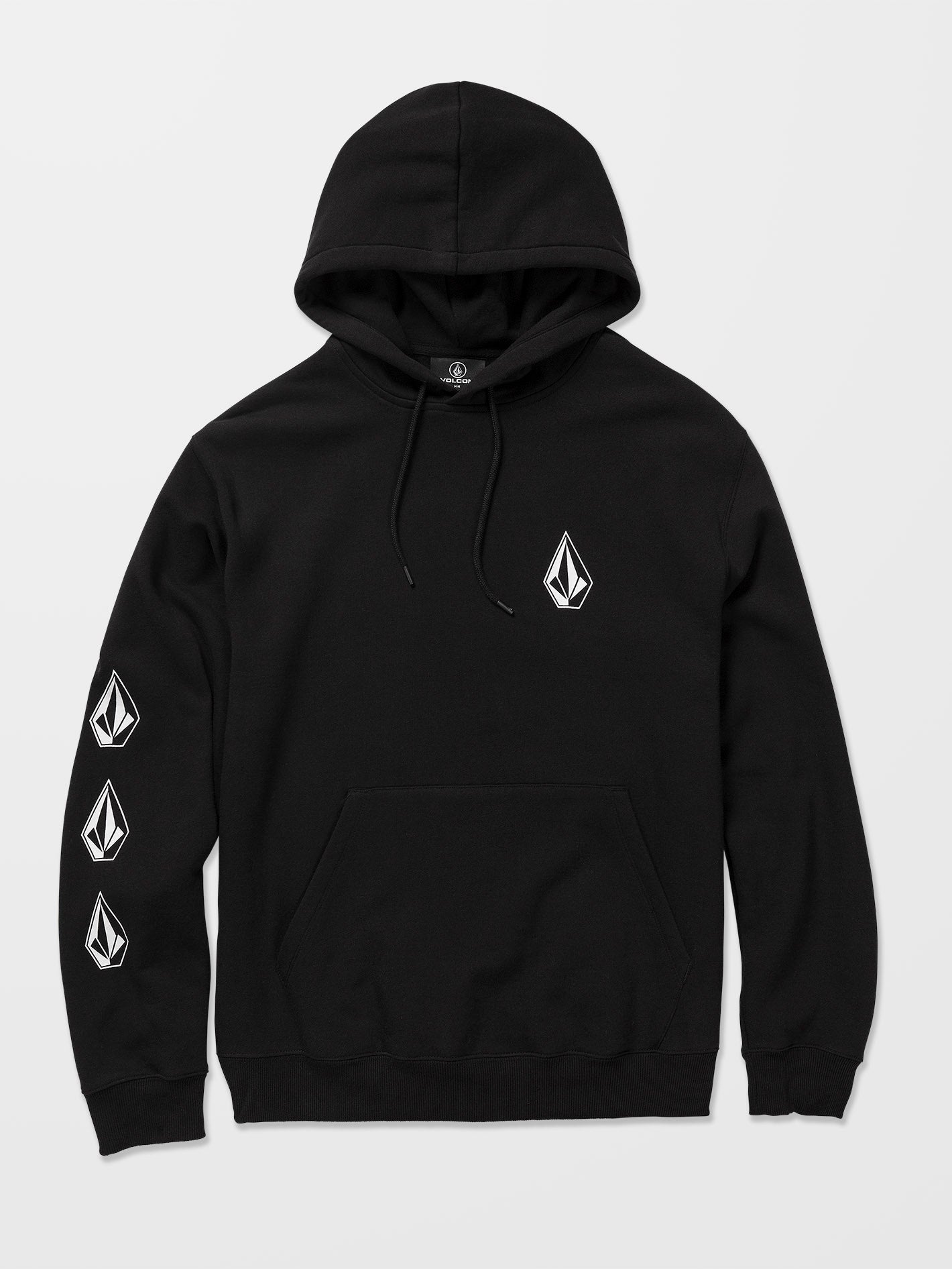 Iconic Stone Hoodie – SCHWARZ