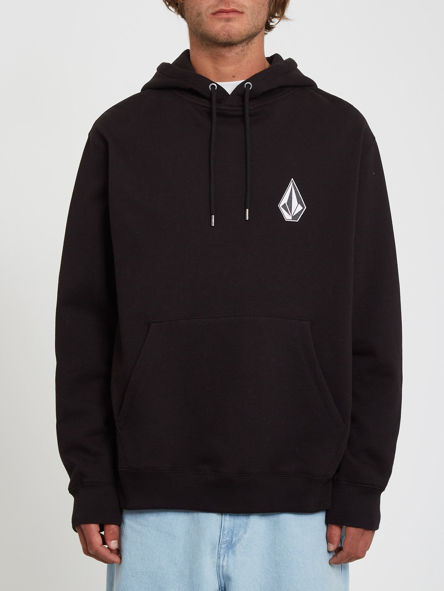 Iconic Stone Hoodie – SCHWARZ