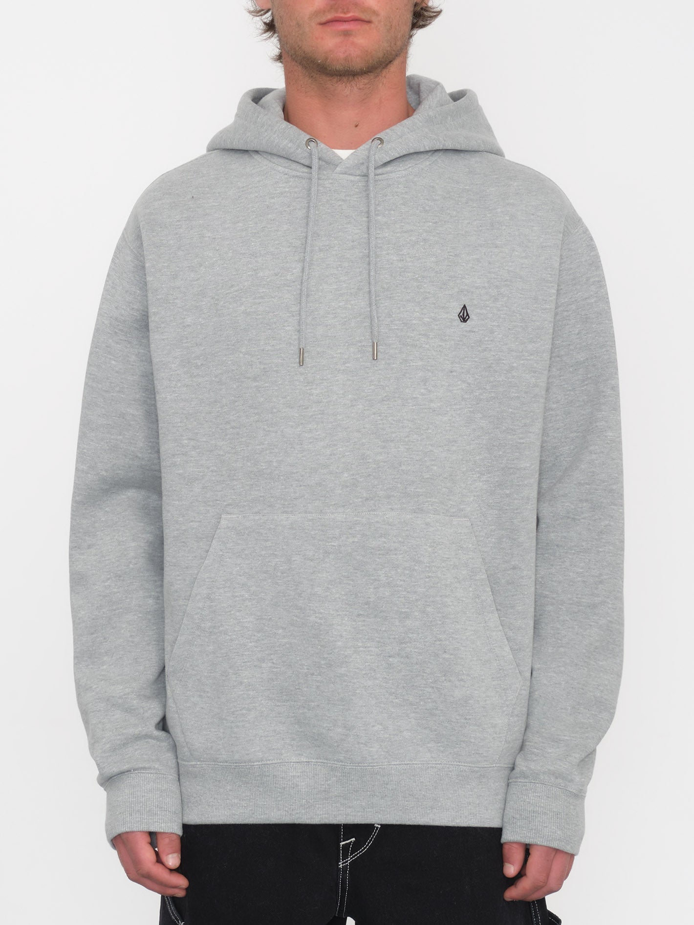 Sweat à capuche Single Stone - HEATHER GREY
