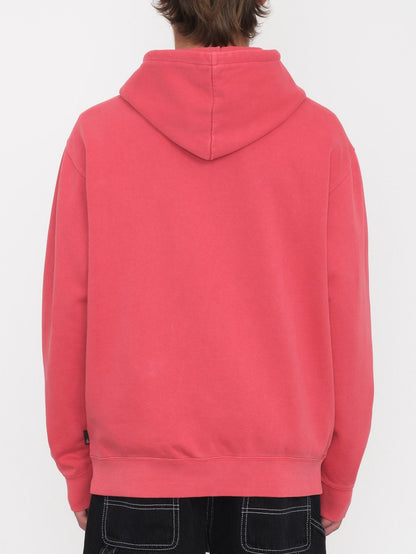 Single Stone Hoodie - GEWASCHENES RUBIN