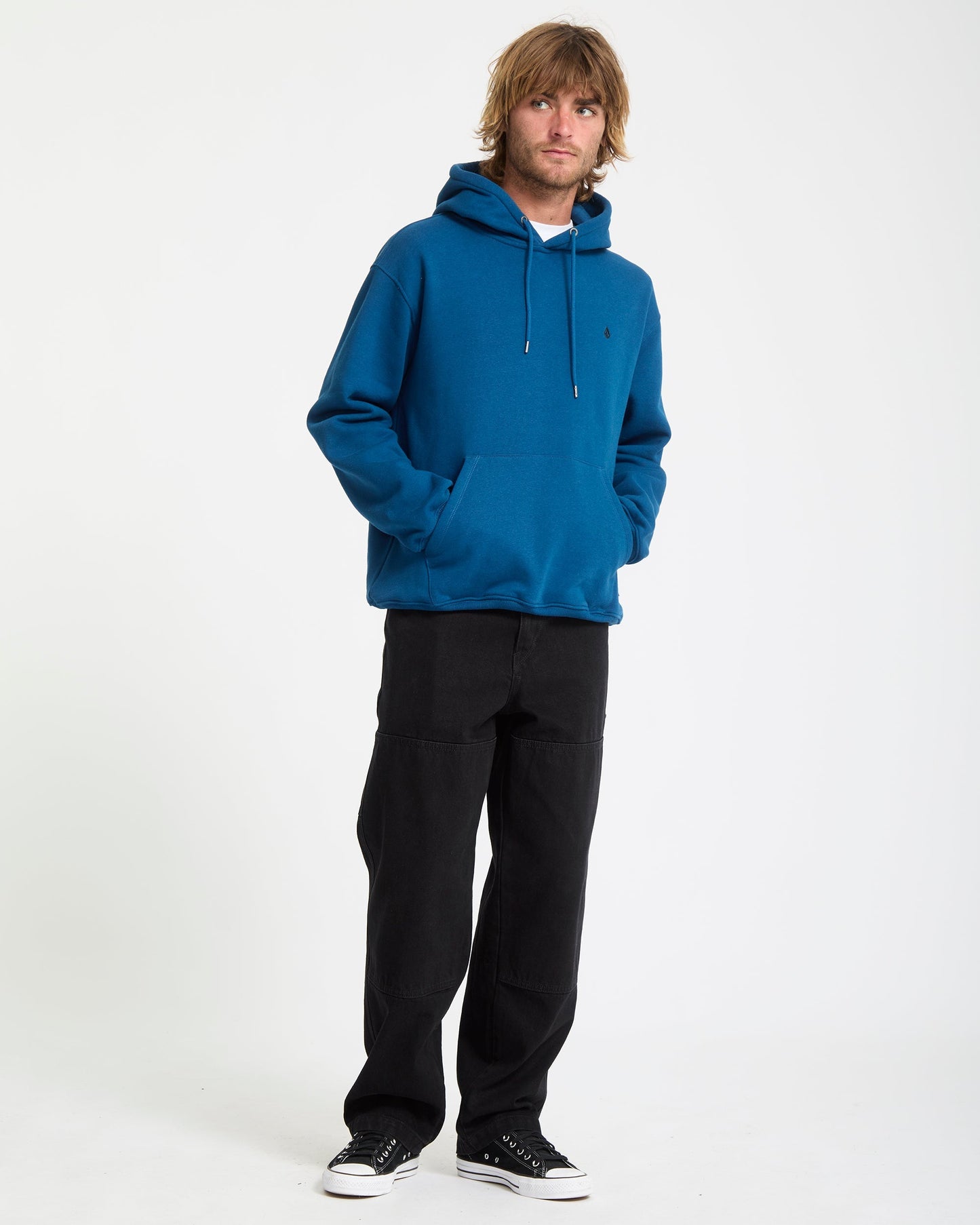Single Stone Hoodie - Kosmisches Blau