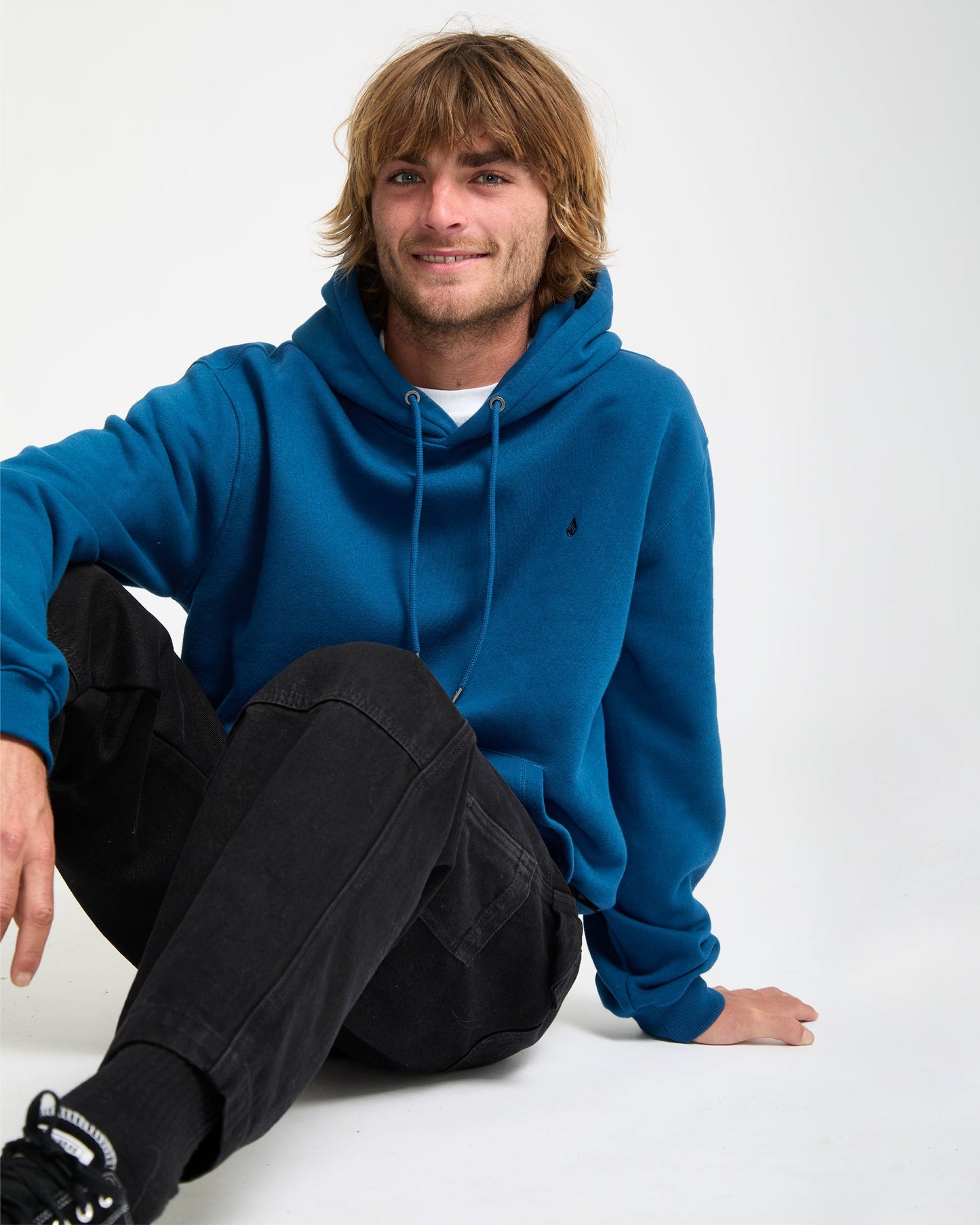 Single Stone Hoodie - Kosmisches Blau