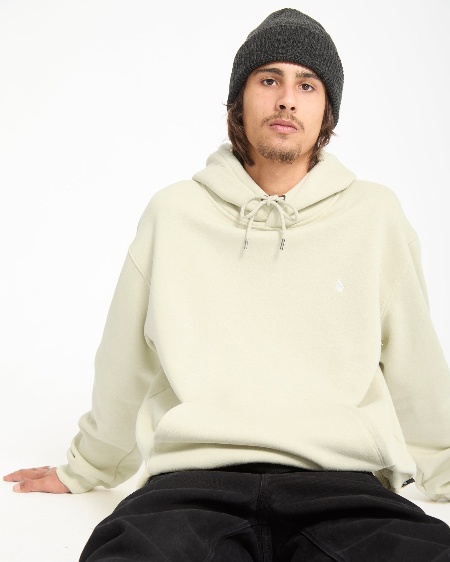 Single Stone Hoodie - Hellbeige