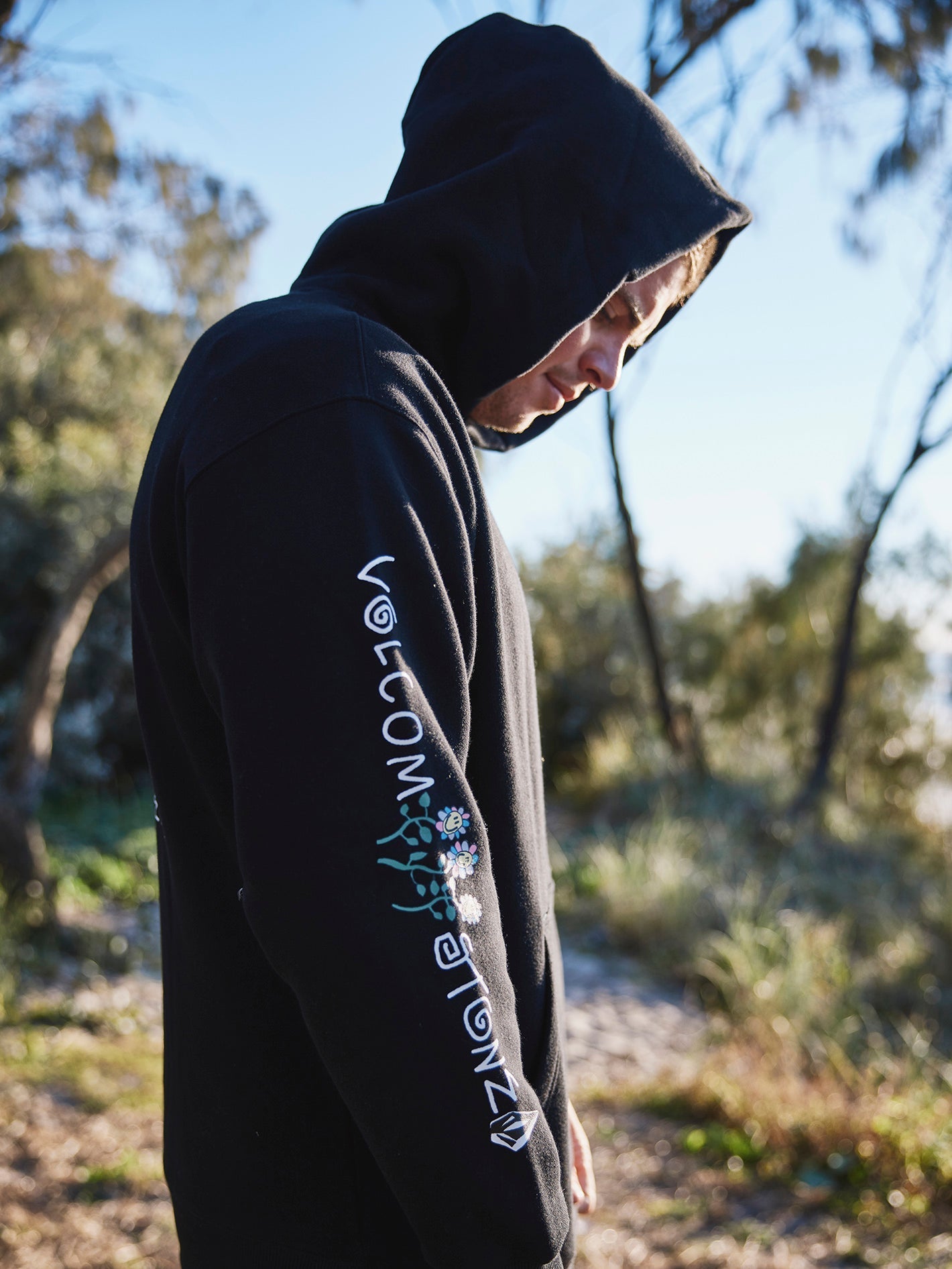 Sweat à capuche Surf Vitals Ozzy Wrong - BLACK