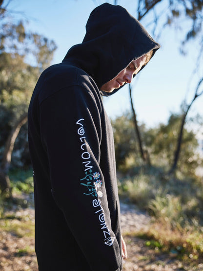 Sweat à capuche Surf Vitals Ozzy Wrong - BLACK