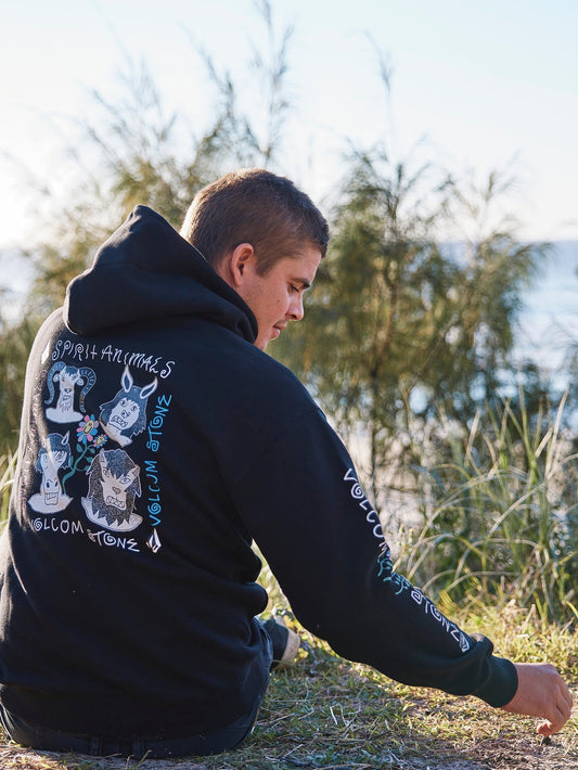 Sweat à capuche Surf Vitals Ozzy Wrong - BLACK