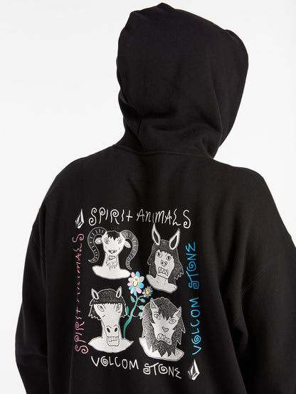 Sweat à capuche Surf Vitals Ozzy Wrong - BLACK