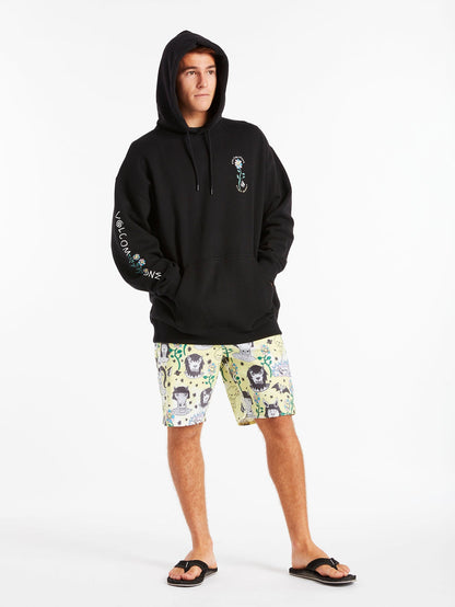 Sweat à capuche Surf Vitals Ozzy Wrong - BLACK