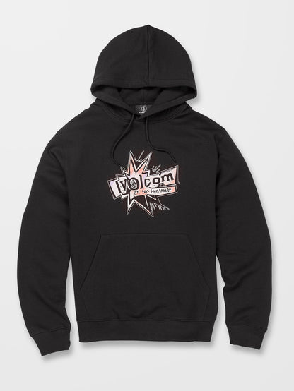 Sweat à capuche V Ent Pepper - BLACK