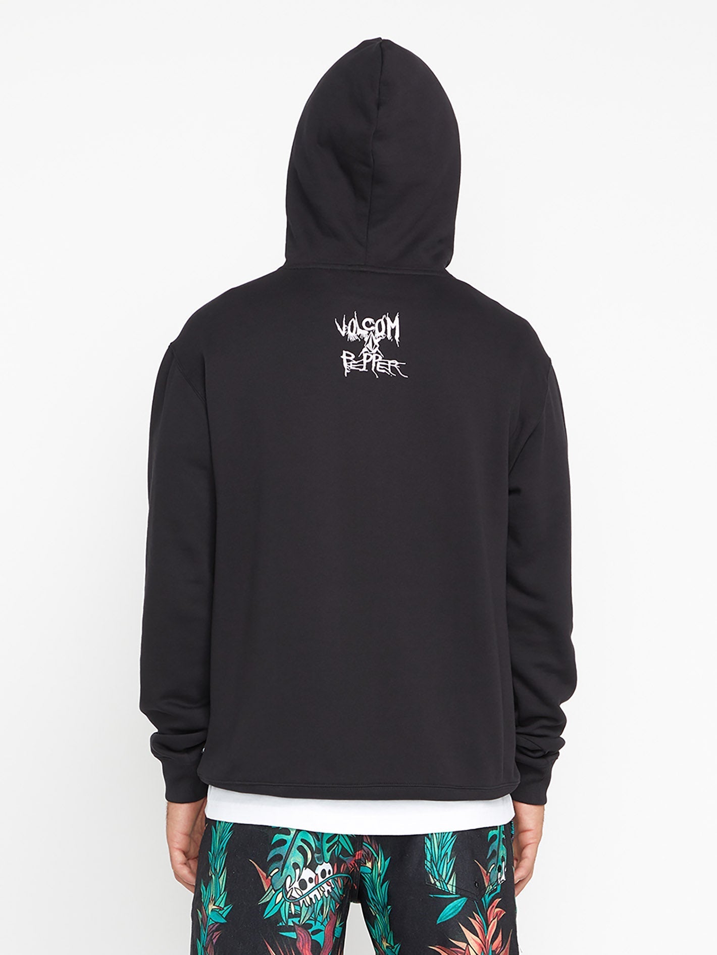 Sweat à capuche V Ent Pepper - BLACK