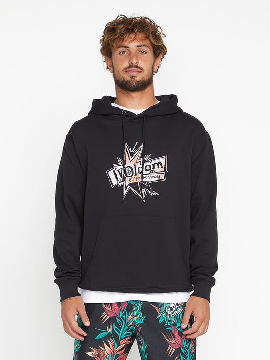 Sweat à capuche V Ent Pepper - BLACK