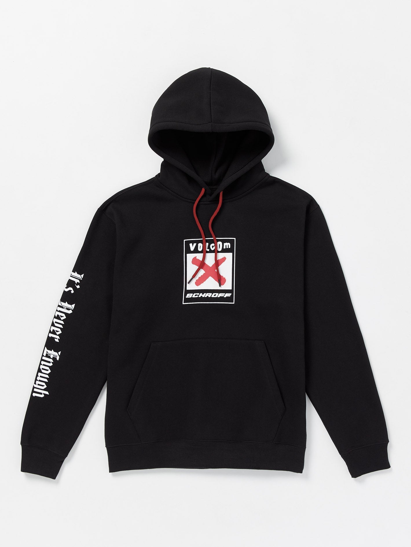 Schroff X Volcom Kapuzenpullover – Schwarz