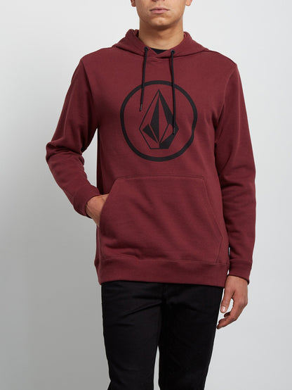 Stone P/O Sweatshirt - Crimson