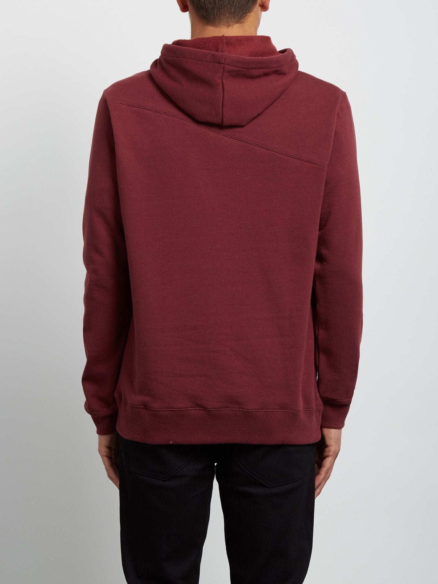 Stone P/O Sweatshirt - Crimson