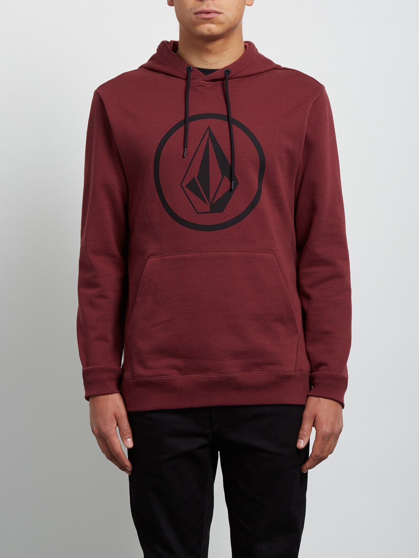 Stone P/O Sweatshirt - Crimson