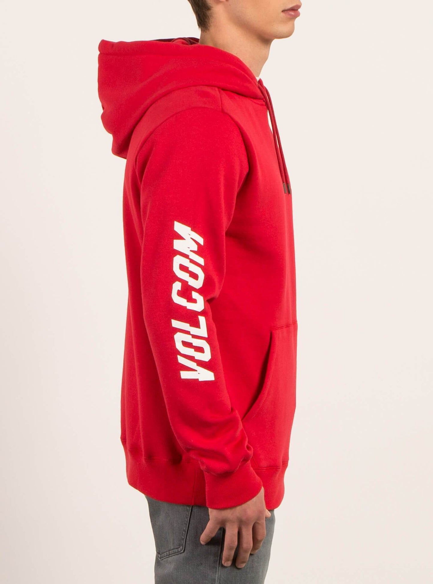 Sweatshirt A Capuche Supply Stone - True Red