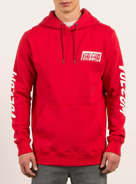 Sweatshirt A Capuche Supply Stone - True Red