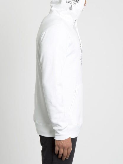 Sweat à capuche Supply Stone - White