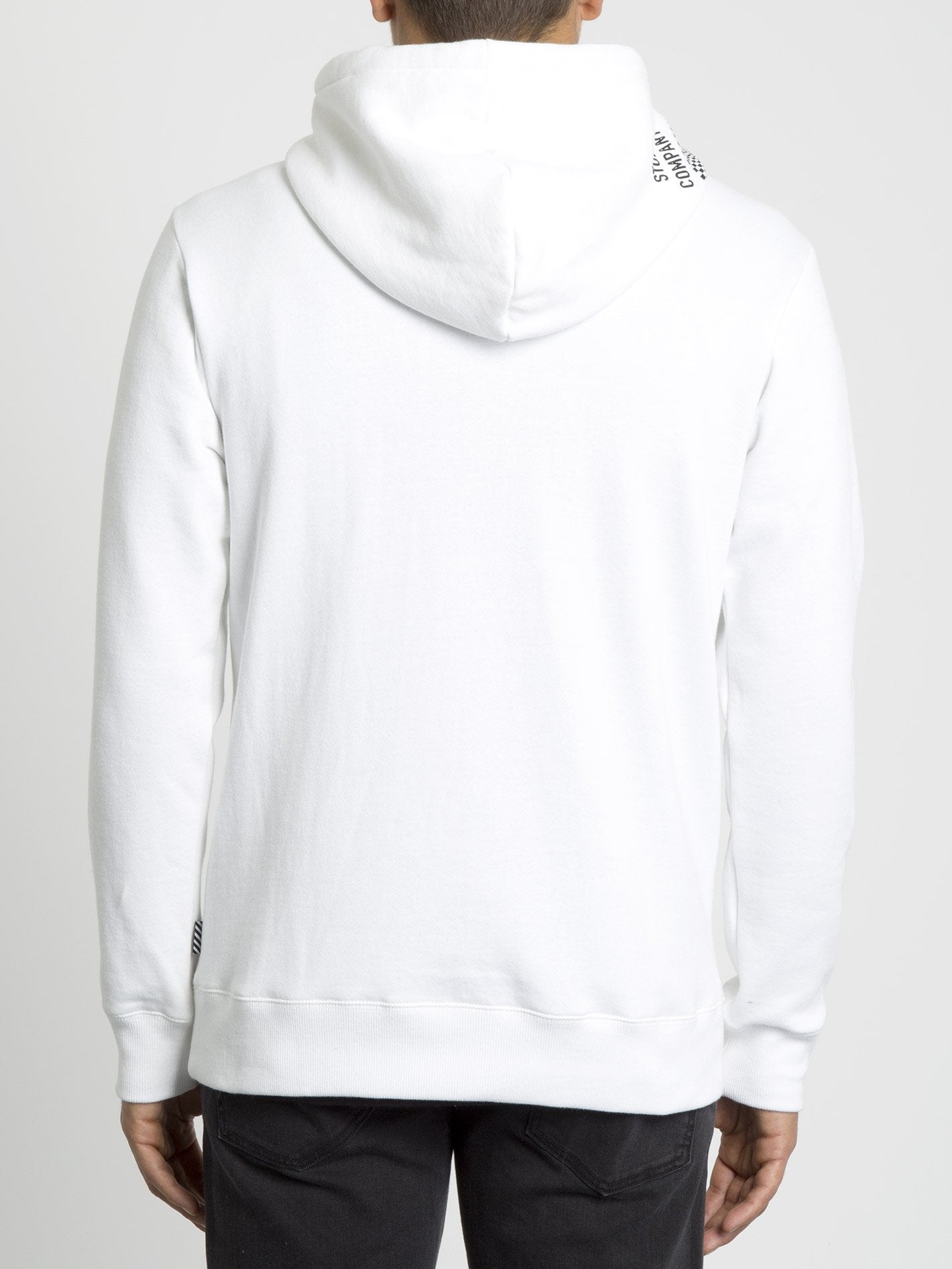 Sweat à capuche Supply Stone - White