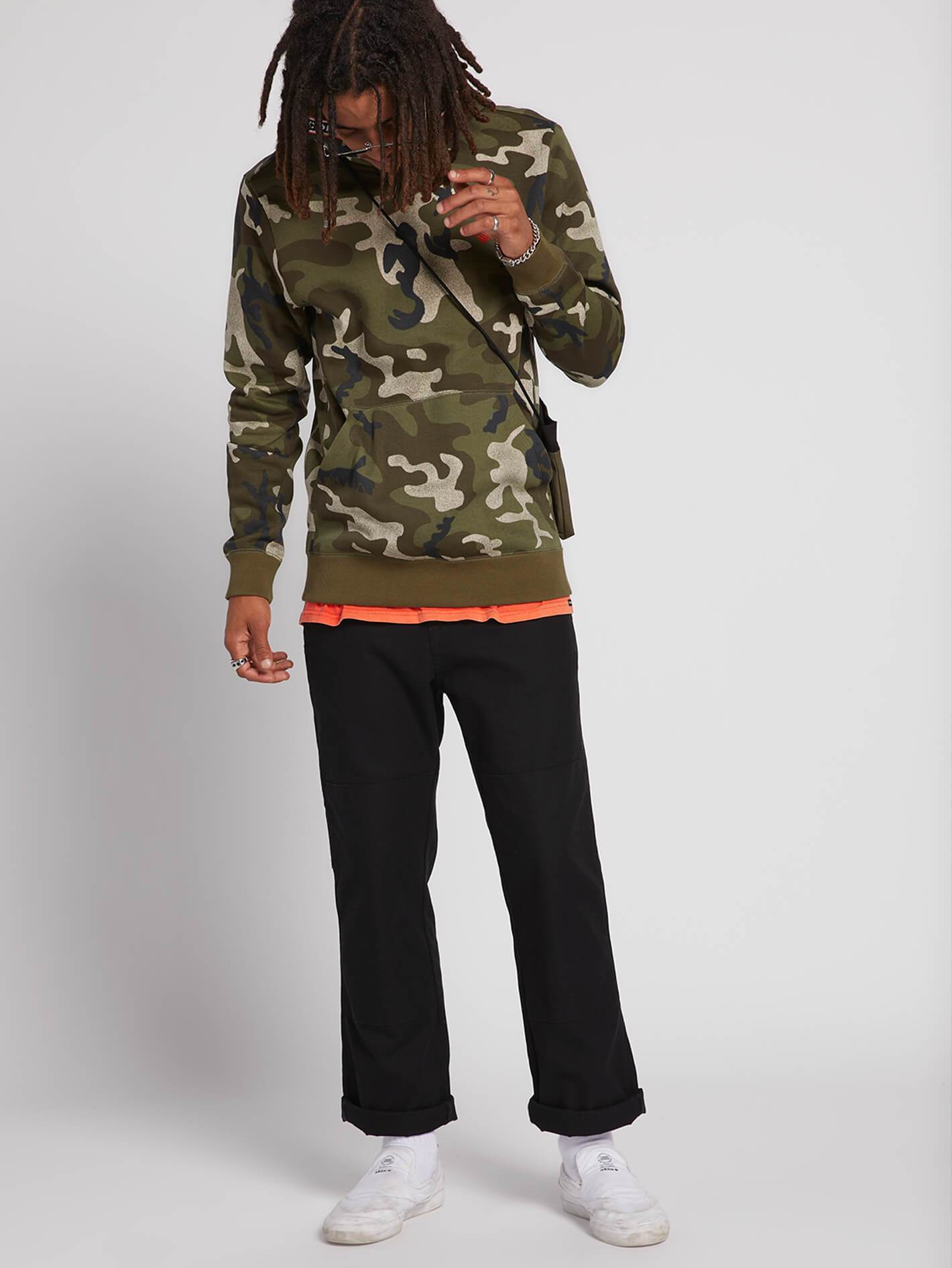 Forward To Past Hoodie - Camouflage
