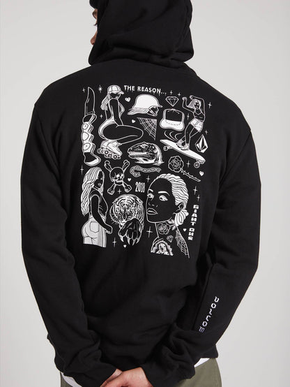 Sweat à capuche Mike Giant - Black