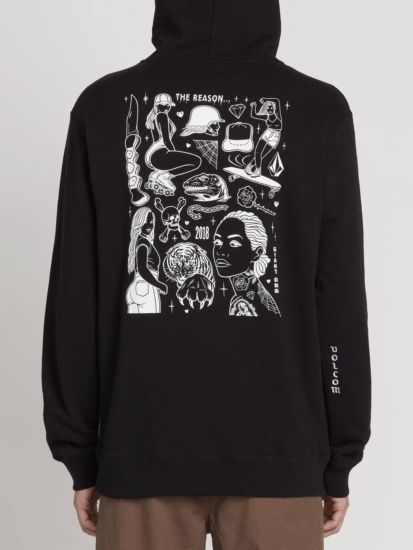 Sweat à capuche Mike Giant - Black