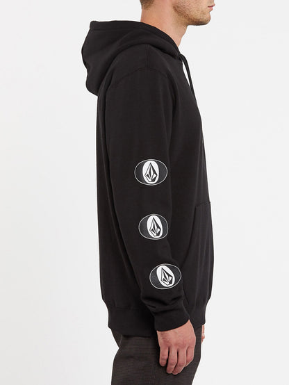 Sweat à capuche Stone Stack - BLACK