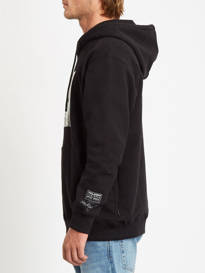 Sweat à capuche Schnips - BLACK